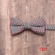 Striped groomsmen bow ties for men, Korean-style cotton printed bow ties for weddings, formal business casual bow ties