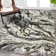Cross-border Nordic abstract marble carpet, non-slip, stain-resistant, easy-to-care sofa rug for the living room, bedroom, decorative bedside rug.