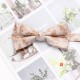 Men's bow tie, British striped business tie, Korean style, groom's wedding shirt, suit tie accessory.