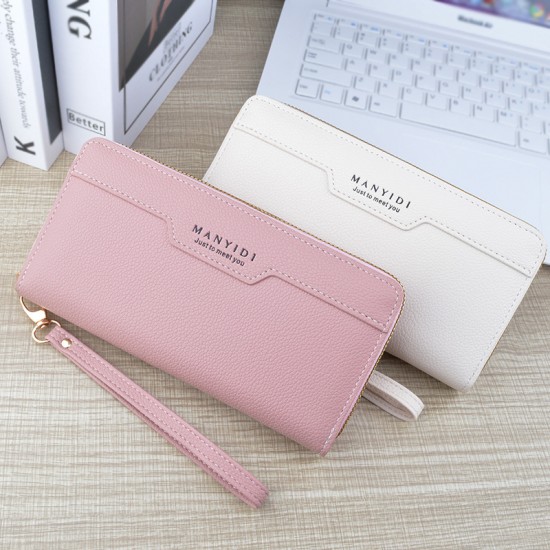 New style men's wallet - short style money holder for men, multi-card slot, fashionable casual money holder with cross pattern, soft leather wallet.