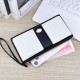 New women's wallet - long style wallet, zipper handbag with patchwork contrasting color large capacity wallet, leather wallet, mobile phone zero wallet