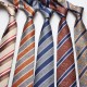 2025 new tie wholesale men's patterned business casual retro formal wear 8cm striped tie.