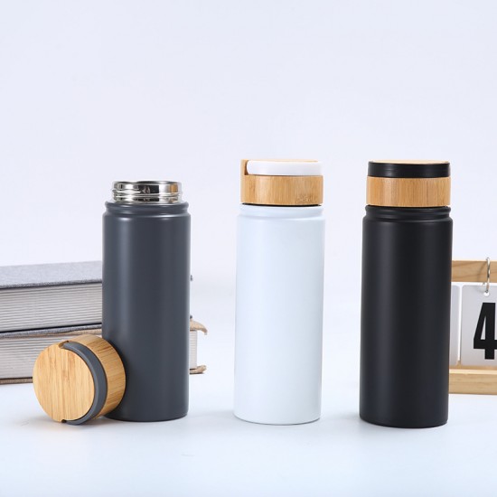 New 304 stainless steel vacuum thermos with handle and bamboo lid, double-layer vacuum space flask, outdoor sports hiking kettle, wholesale New 304 stainless steel vacuum thermos with handle and bamboo lid, double-layer vacuum space flask, outdoor sports hiking kettle, wholesale