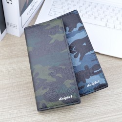 New women's wallet - long style wallet, zipper handbag with patchwork contrasting color large capacity wallet, leather wallet, mobile phone zero wallet