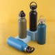 Amazon cross-border stainless steel sports water bottles, American-style large-mouthed hiking kettles, custom double-walled vacuum mugs ogo