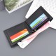 New women's wallet - short style wallet, women's student, fresh and sweet three-fold soft leather wallet, mini small wallet