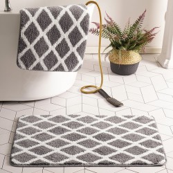 Cartoon imitation cashmere floor mats, absorbent bathroom doormats, non-slip floor mats for bathrooms Cross-border water doormats