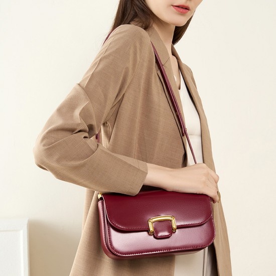 Special offer, 2025 autumn new genuine leather women's bag, versatile commuter underarm bag, Chanel-style diamond-patterned shoulder crossbody bag