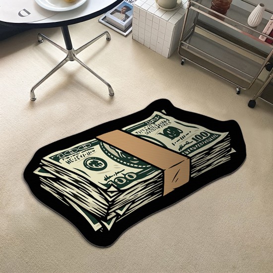 US dollar bill cross-border doormat, factory wholesale, Amazon entryway floor mat, wear-resistant decorative entryway mat US dollar bill cross-border doormat, factory wholesale, Amazon entryway floor mat, wear-resistant decorative entryway mat