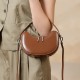 New niche design genuine leather Apple Yuanbao Super hot summer bags, exquisite, high-end handbags, shoulder bags, and crossbody bags for women.