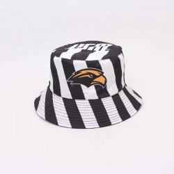 Overseas outdoor sun protection sun hat, versatile trendy hiking and fishing bucket hat, foldable denim round-brimmed hat.