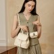 2025 new style genuine leather women's backpack, Chanel-style diamond pattern, 2025 summer new style, niche design, high-end and versatile chain backpack