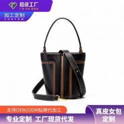 Tote bag, 2022 new large capacity, commuter genuine leather, spring and summer, high-end soft cowhide