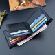New style men's wallet - long style money holder for men, multi-card slot, thin style, fashionable casual leather wallet with cross pattern, large capacity, suit bag.