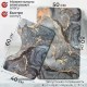 Cross-border TEMU cross-border marble diatom mud floor mats, non-slip and easy-care bathroom floor mats, wear-resistant entrance mats