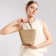 2025 niche new genuine leather basket shoulder and crossbody bag, Korean niche design, fashionable and versatile bucket bag
