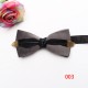 New style, solid-color, textured velvet bow ties for men with feather embellishments. Fashionable suit accessories and business bow ties available for wholesale.