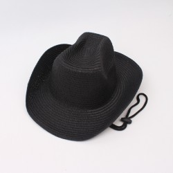 Spring/Summer Western cowboy straw hats for men, beach vacation sun hats, couple's travel sun hats, straw hats for women