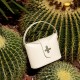 New trendy urban minimalist genuine leather women's bags, 2025 crossbody bags, light luxury niche premium capsule lock bags.