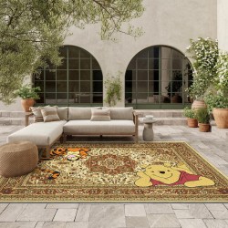 Cross-border cartoon Persian living room wall-to-wall carpet, non-slip and stain-resistant, outdoor terrace sofa blanket available for shipping