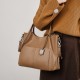 2025 new spring/summer new genuine leather women's single-shoulder bag, large-capacity tote bag, crossbody bag for middle-aged mothers