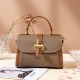 Top-grain cowhide bag, high-quality fashionable handbag, crossbody bag, niche light luxury shoulder bag, versatile genuine leather for women