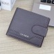 New style men's purse - long length, soft leather bag with multi-card slot, thin soft leather bag with horizontal print, multi-card slot business suit bag