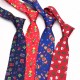 Leier new Christmas ties in stock for men and women, polyester ties in various colors.