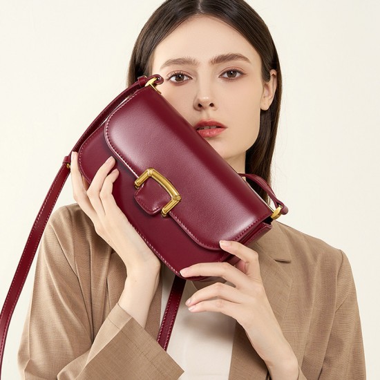 Special offer, 2025 autumn new genuine leather women's bag, versatile commuter underarm bag, Chanel-style diamond-patterned shoulder crossbody bag