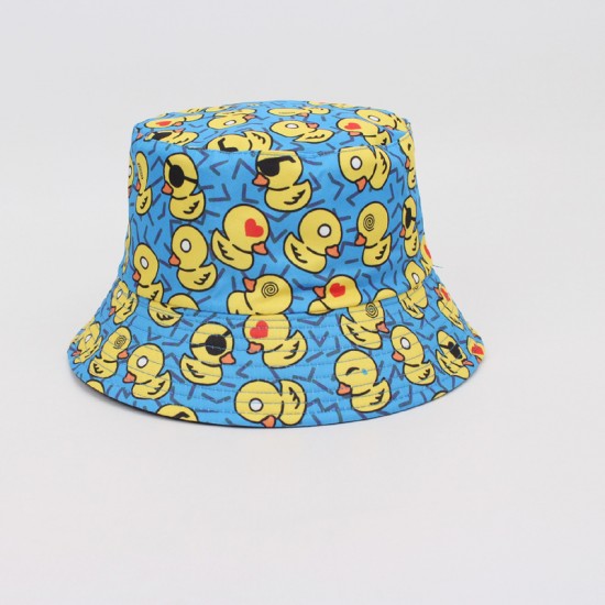 Overseas AliExpress bucket hat, coconut tree digital print bucket hat, reversible sun visor Overseas AliExpress bucket hat, coconut tree digital print bucket hat, reversible sun visor