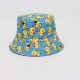Overseas AliExpress bucket hat, coconut tree digital print bucket hat, reversible sun visor Overseas AliExpress bucket hat, coconut tree digital print bucket hat, reversible sun visor