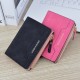 Wallet - women's long style, zipper wallet, simple money clip, large capacity, hand-held, rosewood pattern soft leather case, mobile phone bag
