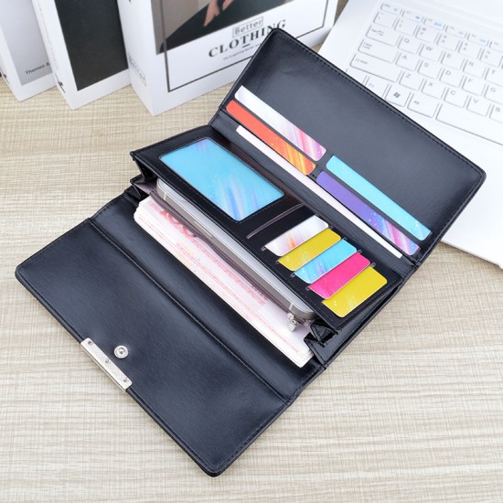 New style wallet for women - short style money holder for women, student style large capacity folding soft leather wallet, Japanese style fashionable simple zero wallet.