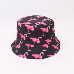 Spring/Summer outdoor beach vacation style coconut palm pattern bucket hat, versatile reversible bucket hat, sun protection
