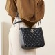 New commuter chain bag, small square bucket bag, genuine leather Chanel-style shoulder bag, luxurious crossbody bag