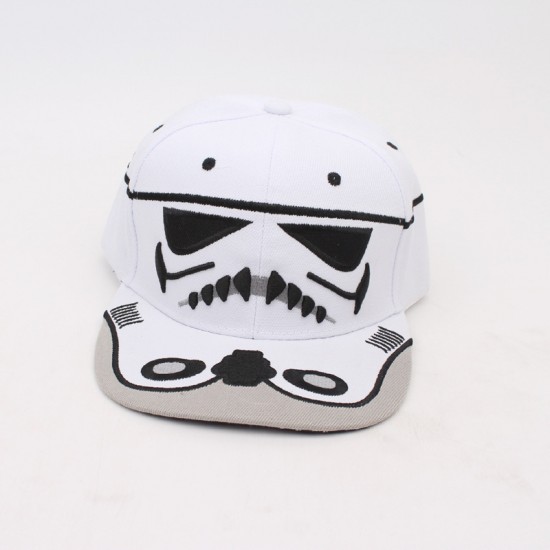 European and American Trooper Planet War flat-brim hat, Snapback hip-hop baseball cap, street dance personalized peaked cap European and American Trooper Planet War flat-brim hat, Snapback hip-hop baseball cap, street dance personalized peaked cap