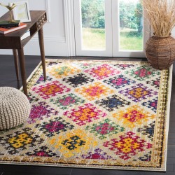 Turkish ethnic imitation cashmere rug, Persian retro living room sofa, coffee table rug, home bedroom bedside rug