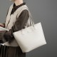 2025 Spring/Summer New Style Women's Handbags, Fashionable Large-Capacity Simple Cowhide Single-Shoulder Handbags