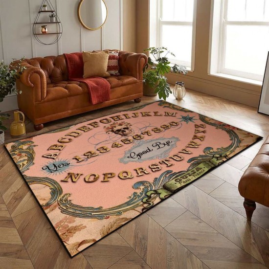 Amazon cross-border Halloween carpet, non-slip, stain-resistant, easy-care carpet, bedroom decorative bedside rug, available for shipping.