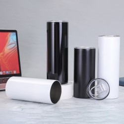 Cross-border 304 stainless steel thermos, large-capacity thermal sublimation coffee mug, outdoor car mug with transparent lid