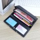New style women's purse - short length, money clip, female student, fashionable lettering print mini small leather bag with hanging loop, detachable zipper zero wallet