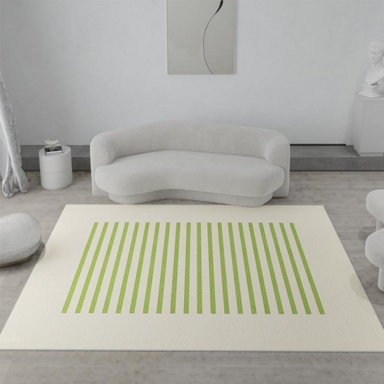 Dopamine Instagram-style imitation cashmere living room rug, non-slip bedside rug for girls' bedrooms, hotel and B&B decorative mat