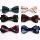 New striped colorblock double-layered bow ties, business-chic, British-style suit accessories, wedding bow tie manufacturers, wholesale