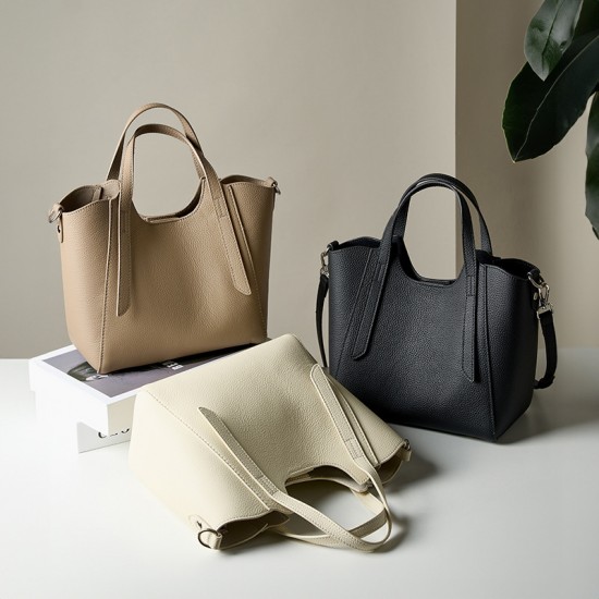 2025 new style genuine leather bags, commuter bags for women, mother's bags, luxurious and stylish handbags, shoulder bags, and crossbody bags