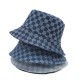 Reversible, whale print bucket hats from overseas, outdoor sun protection, and round-brimmed sun hats for students and couples.