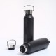 Cross-border Amazon stainless steel thermos with handle, portable American-style large-mouth sports water bottle, spray-coated hiking kettle