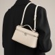 Yan top-grain cowhide LP19 lunch box bag, genuine leather women's bag, 2025 new Gigi-style handbag