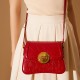 Retro solid color women's bowling handbag, spring/summer new cross-border versatile commuter underarm shoulder bag