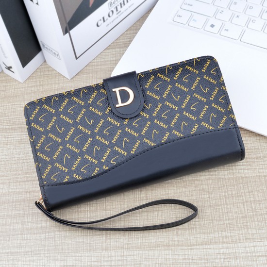 New women's wallet - short style wallet, women's student, leather wallet with folding large capacity soft leather wallet, mini small wallet