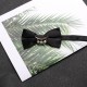 White men's bow ties, groomsmen wedding, black business bow ties, personalized diamond-studded, pearl-feathered bow ties.